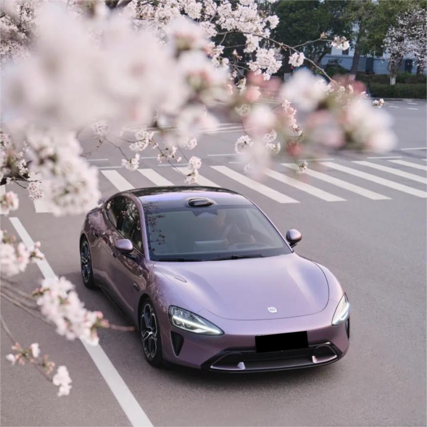 Gloss Crystal Sunshine Purple Car Vinyl Wrap PET product image 2 - Veloro gloss vinyl wrap