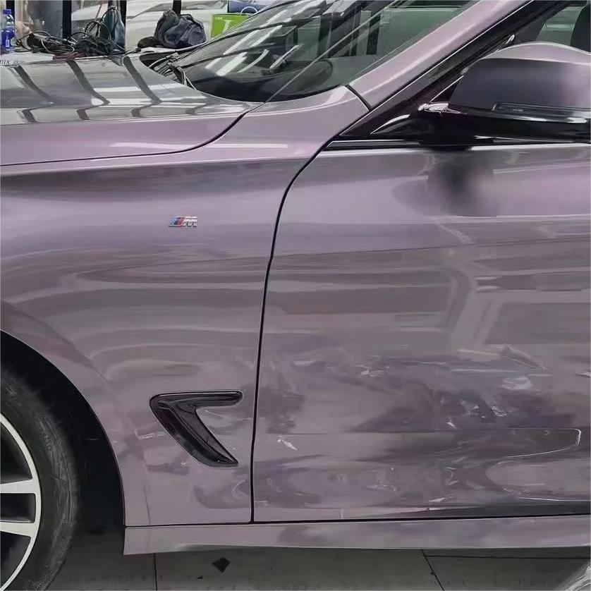 Gloss Crystal Sunshine Purple Car Vinyl Wrap PET product image 7 - Veloro gloss vinyl wrap