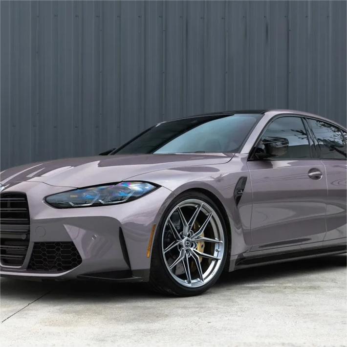 Gloss Crystal Sunshine Purple Car Vinyl Wrap PET product image 8 - Veloro gloss vinyl wrap