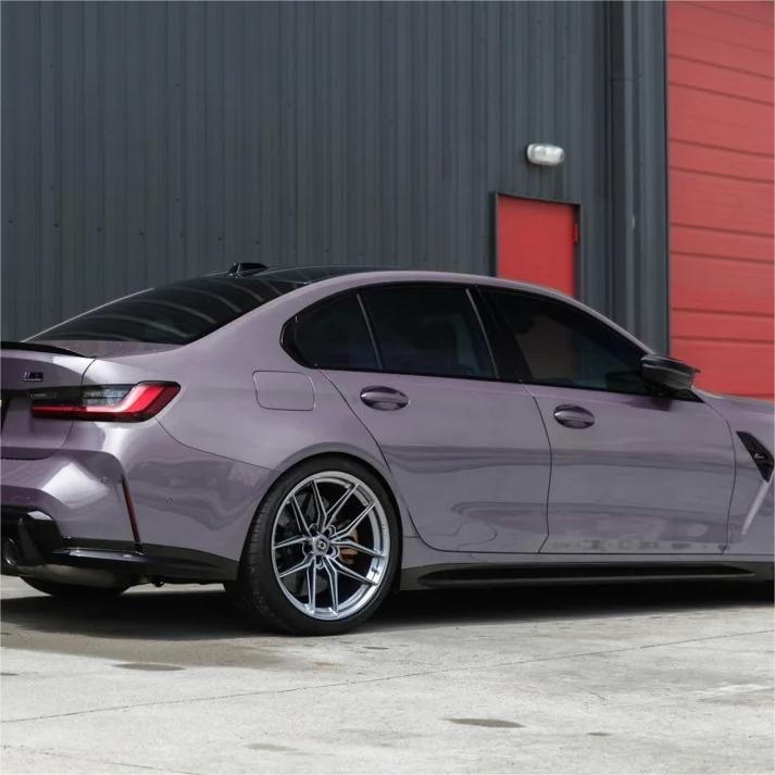 Gloss Crystal Sunshine Purple Car Vinyl Wrap PET product image 10 - Veloro gloss vinyl wrap