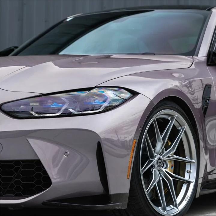 Gloss Crystal Sunshine Purple Car Vinyl Wrap PET product image 11 - Veloro gloss vinyl wrap