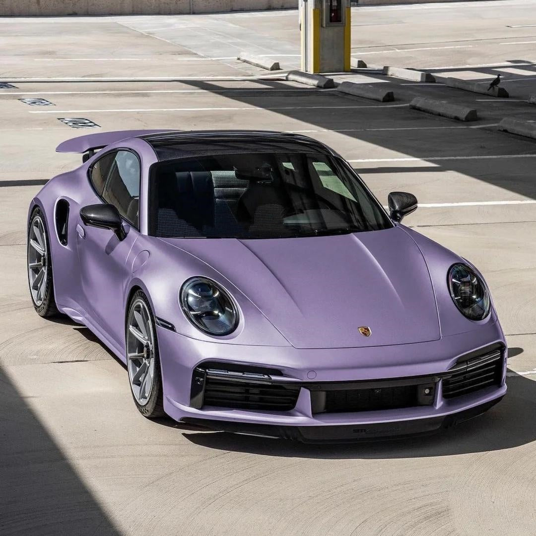 Gloss Liquid Victoria Purple Car Vinyl Wrap PET product image 2 - Veloro gloss vinyl wrap