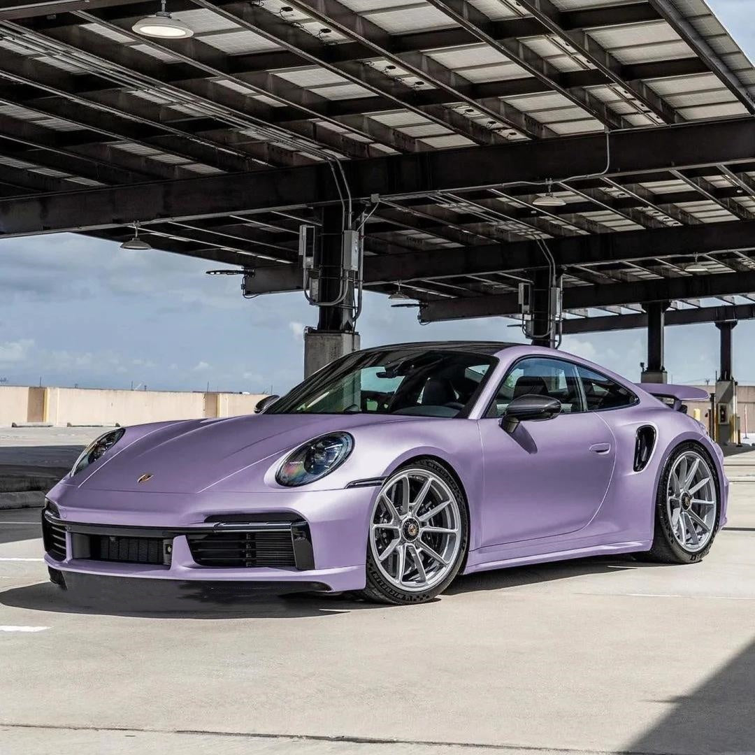 Gloss Liquid Victoria Purple Car Vinyl Wrap PET product image 3 - Veloro gloss vinyl wrap
