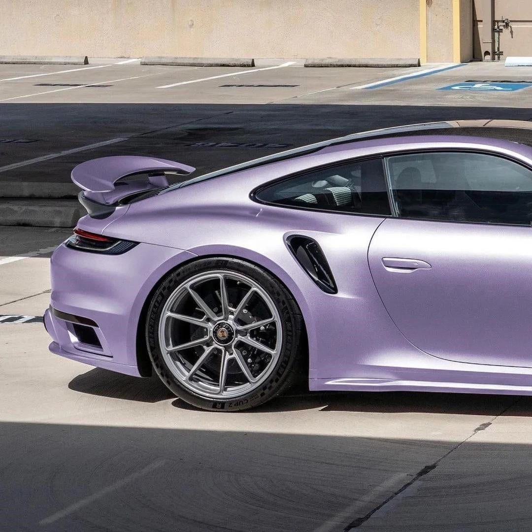 Gloss Liquid Victoria Purple Car Vinyl Wrap PET product image 4 - Veloro gloss vinyl wrap