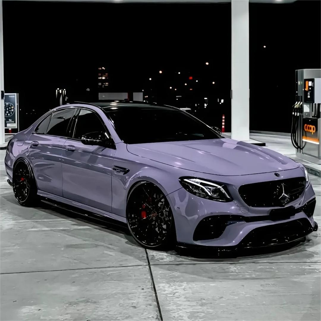 Gloss Crystal Victoria Secret Purple Car Vinyl Wrap PET product image 12 - Veloro gloss vinyl wrap