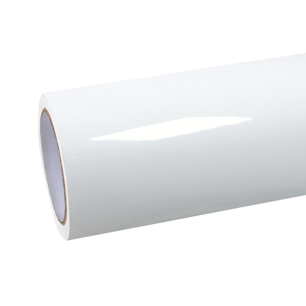 Gloss Crystal White Car Vinyl Wrap PET