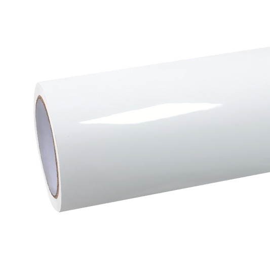 Gloss Crystal White Car Vinyl Wrap PET