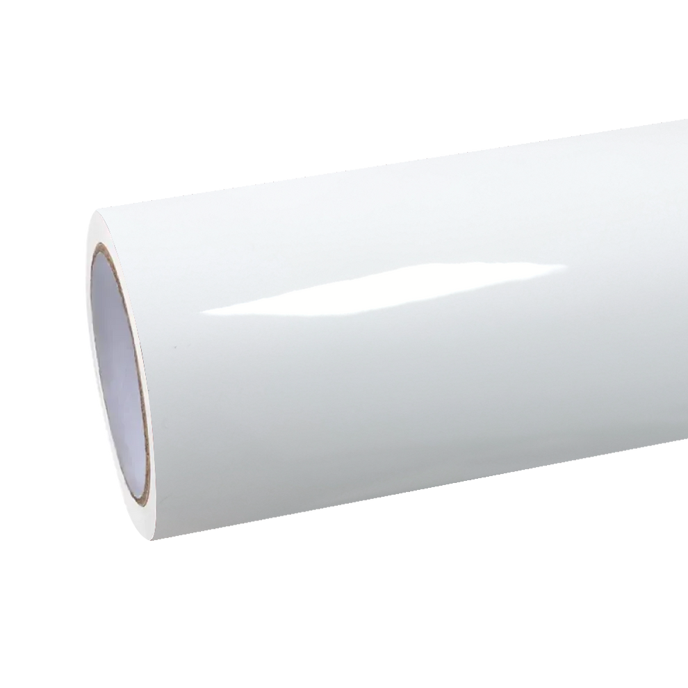 Gloss Crystal White Car Vinyl Wrap PET
