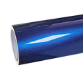Gloss Metallic Dark Blue Audi Navarre Blue Car Vinyl Wrap PET