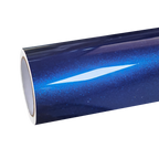 Gloss Metallic Dark Blue Audi Navarre Blue Car Vinyl Wrap PET