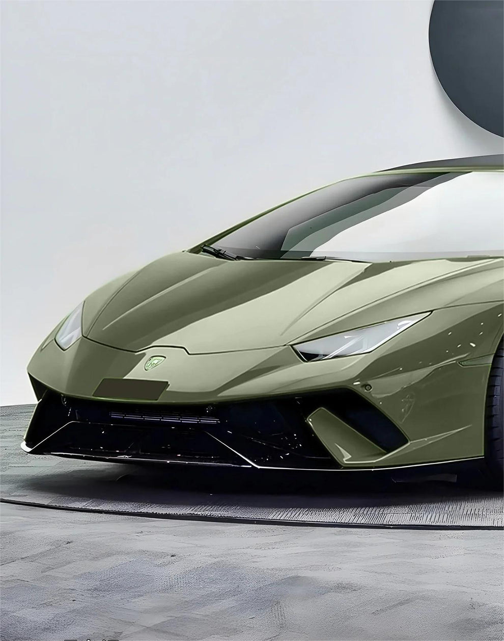 Gloss Dawn Green Car Vinyl Wrap PET product image 4 - Veloro gloss vinyl wrap