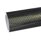 Gloss Emulational 9D Carbon Fiber Black Car Vinyl Wrap PET