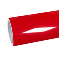 Gloss Ferrari Red Car Vinyl Wrap PET
