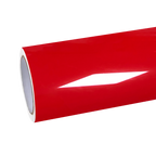 Gloss Ferrari Red Car Vinyl Wrap PET