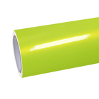 Gloss Fluorescent Neon Yellow Car Vinyl Wrap