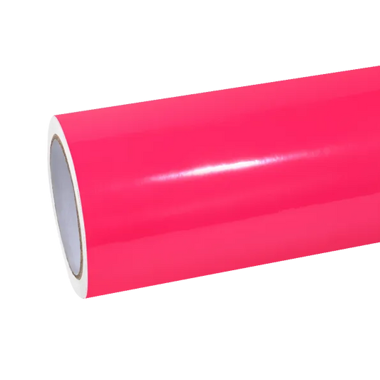 Gloss Fluorescent Pink Car Vinyl Wrap product image 2 - Veloro gloss vinyl wrap