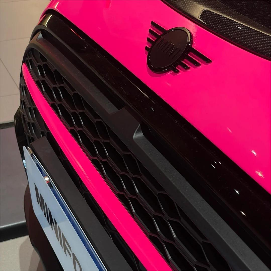 Gloss Fluorescent Pink Car Vinyl Wrap product image 9 - Veloro gloss vinyl wrap