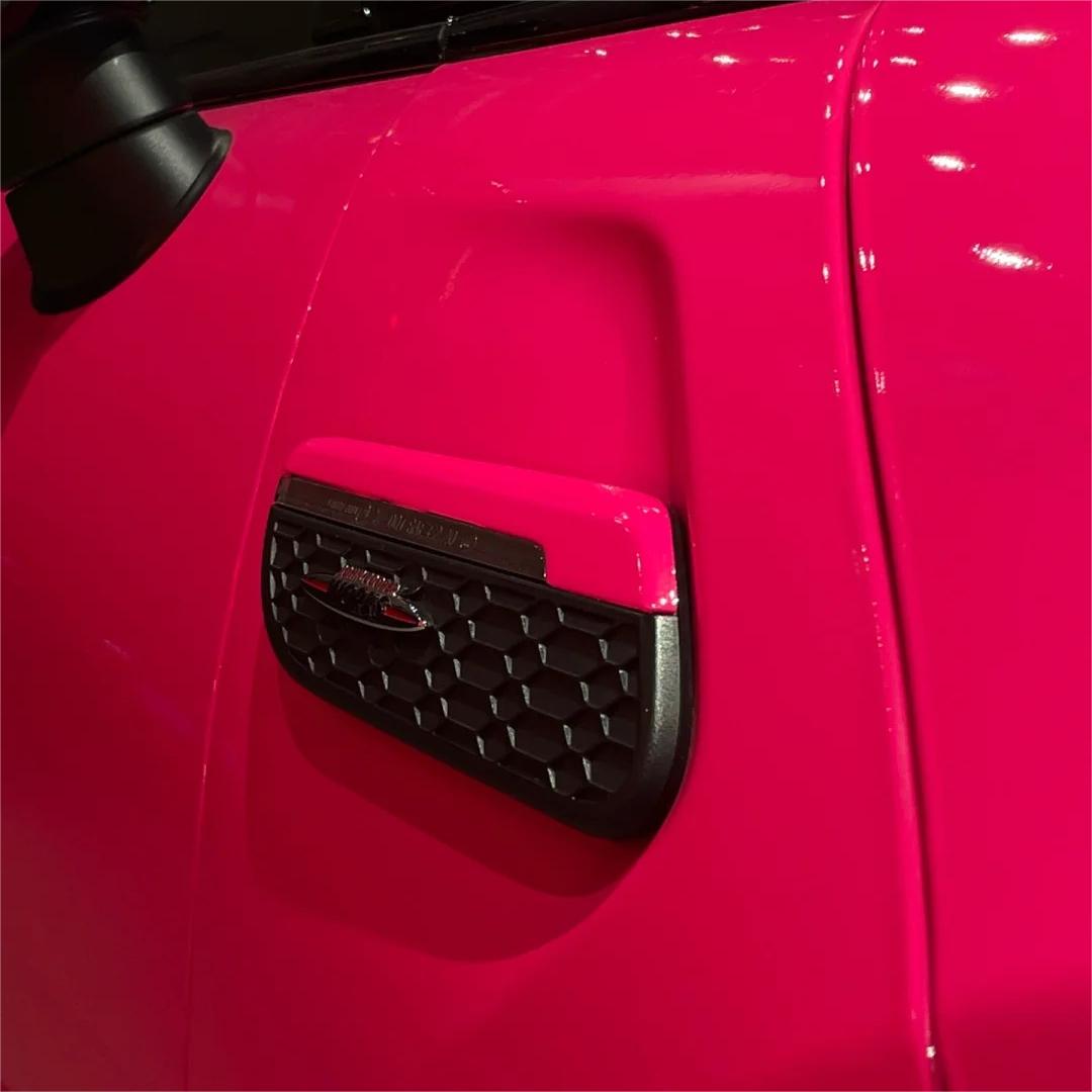 Gloss Fluorescent Pink Car Vinyl Wrap product image 6 - Veloro gloss vinyl wrap