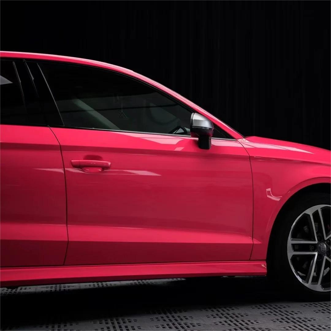 Gloss Fluorescent Pink Car Vinyl Wrap product image 14 - Veloro gloss vinyl wrap