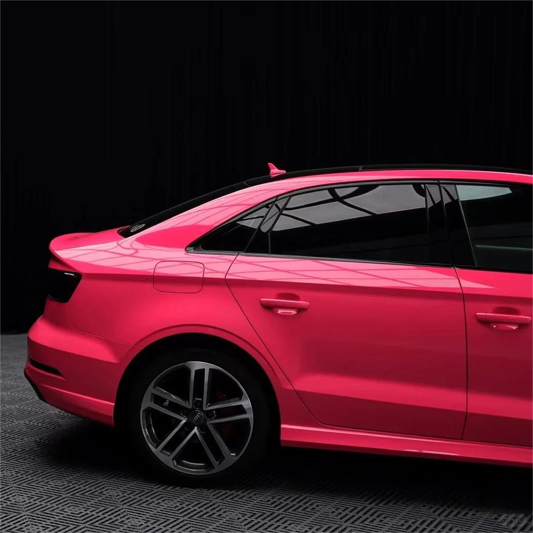 Gloss Fluorescent Pink Car Vinyl Wrap product image 13 - Veloro gloss vinyl wrap