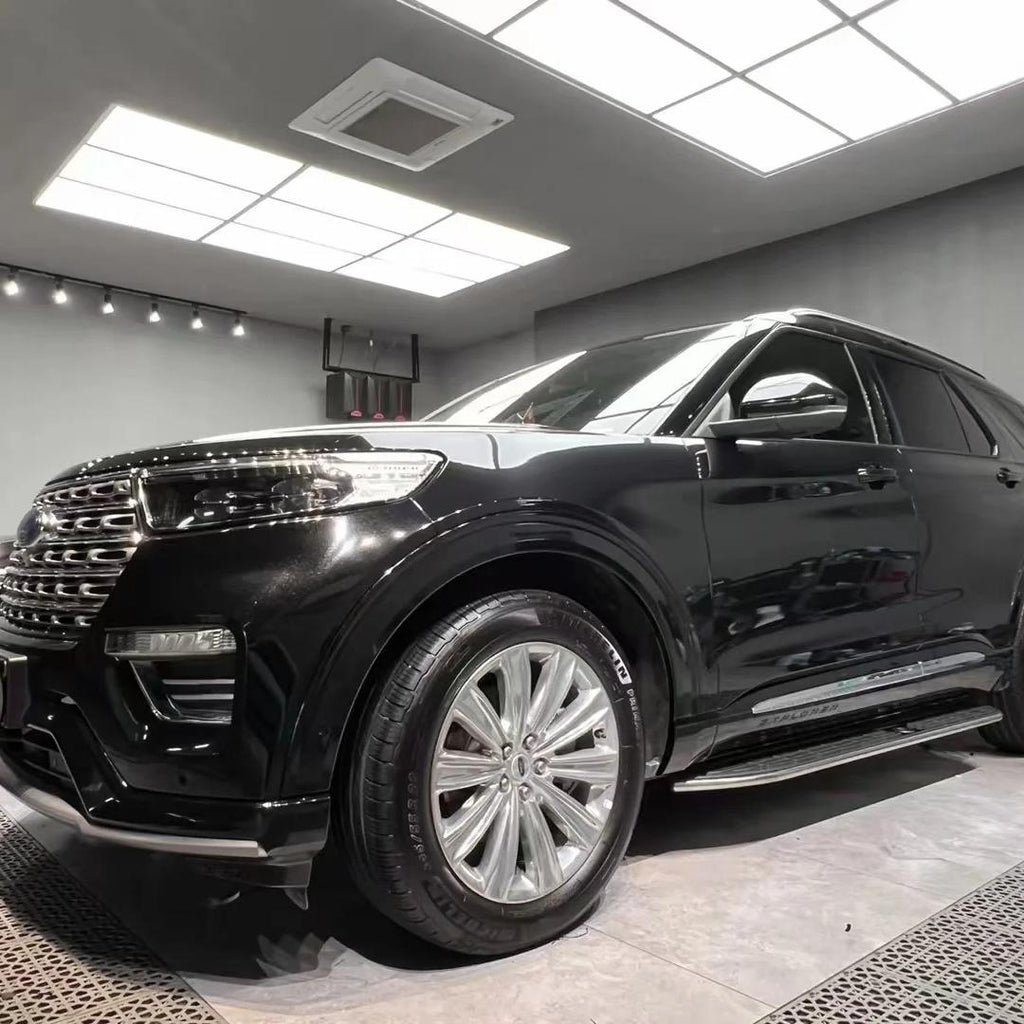 Gloss Glitter Santorini Black Car Vinyl Wrap PET product image 2 - Veloro gloss vinyl wrap