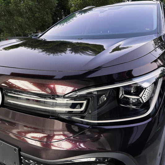 Gloss Glitter Starry Chameleon Black Red Car Vinyl Wrap PET product image 2 - Veloro color shift vinyl wrap
