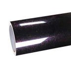 Gloss Glitter Starry Chameleon Black Red Car Vinyl Wrap PET