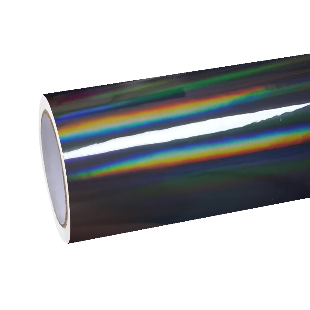 Gloss Grey Holographic Chrome Rainbow Laser Car Vinyl Wrap product image 2 - Veloro chrome vinyl wrap