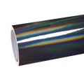 Gloss Grey Holographic Chrome