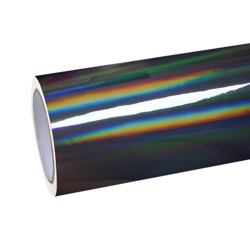 Gloss Grey Holographic Chrome Rainbow Laser Car Vinyl Wrap product image 2 - Veloro chrome vinyl wrap