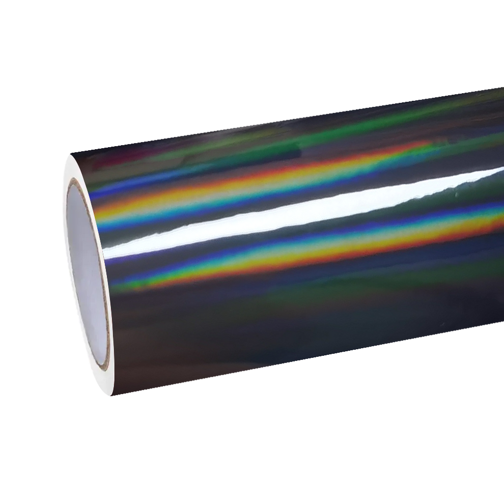 Gloss Grey Holographic Chrome Rainbow Laser Car Vinyl Wrap product image 2 - Veloro chrome vinyl wrap