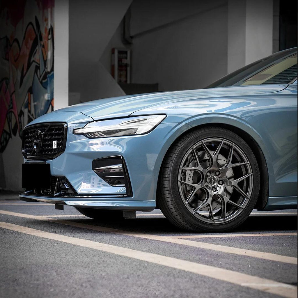 Gloss Hazy Blue Car Vinyl Wrap PET product image 6 - Veloro gloss vinyl wrap