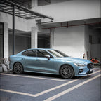 Gloss Hazy Blue Car Vinyl Wrap PET product image 4 - Veloro gloss vinyl wrap