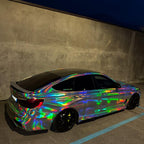 Gloss Holographic Chrome Laser Electroplated Silver Car Vinyl Wrap product image 8 - Veloro chrome vinyl wrap