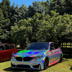 Gloss Holographic Chrome Laser Electroplated Silver Car Vinyl Wrap product image 3 - Veloro chrome vinyl wrap