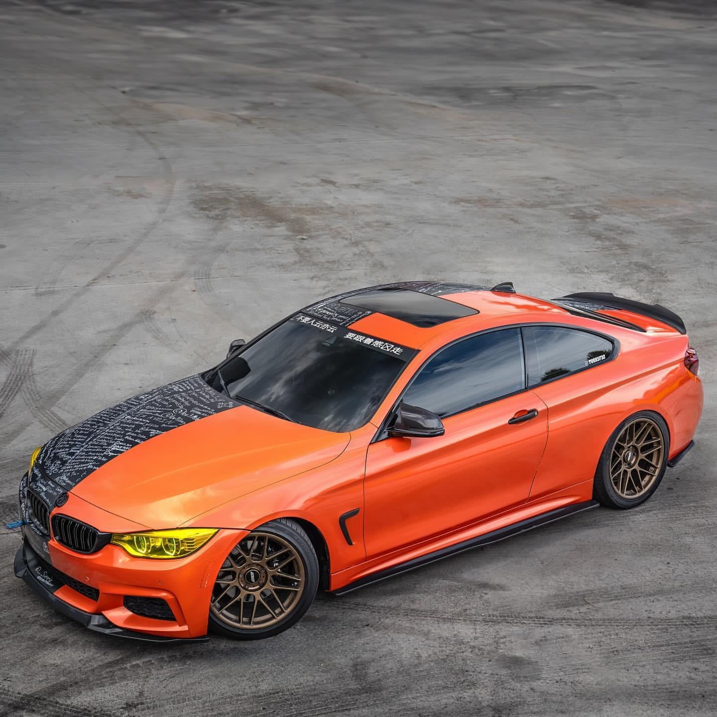 Gloss Holographic Orange Car Wrap Vinyl product image 6 - Veloro gloss vinyl wrap