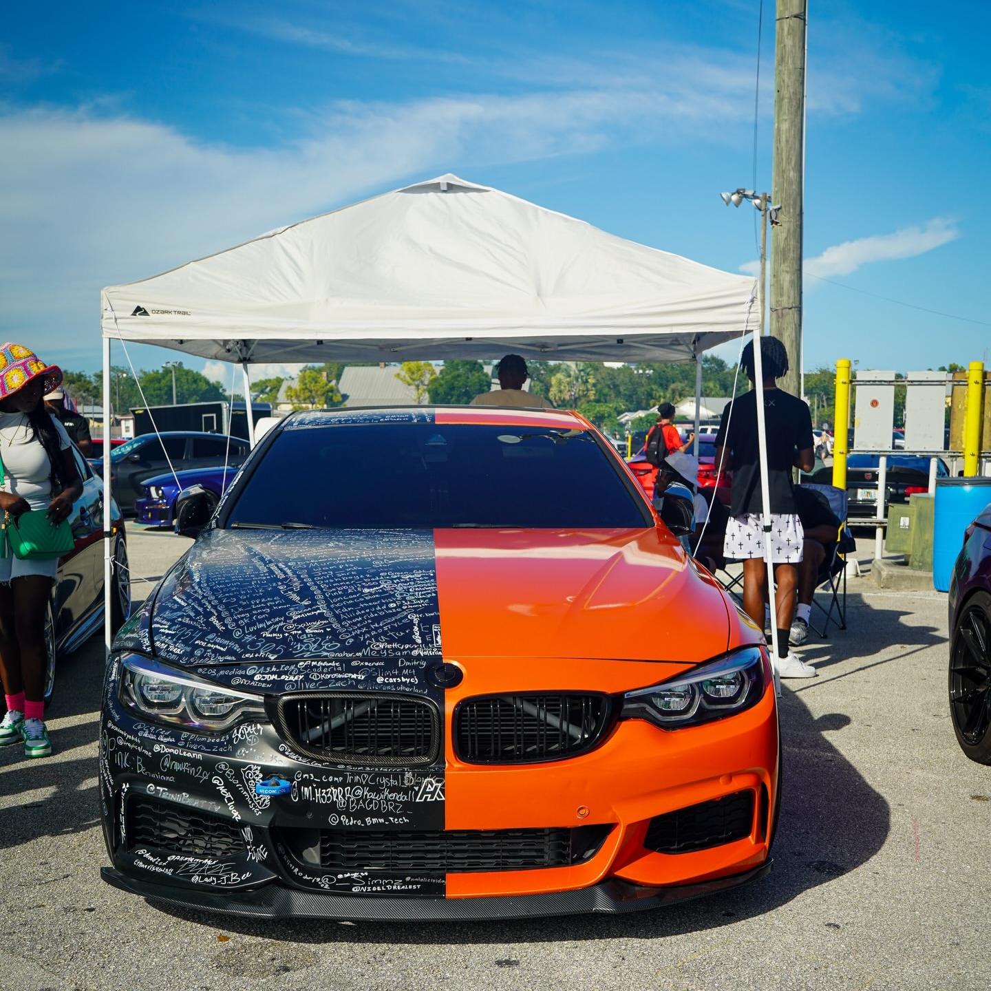 Gloss Holographic Orange Car Wrap Vinyl product image 5 - Veloro gloss vinyl wrap