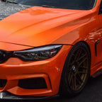Gloss Holographic Orange Car Wrap Vinyl product image 9 - Veloro gloss vinyl wrap