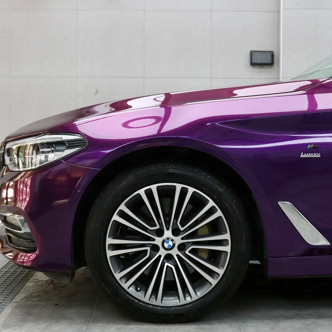 Gloss Ideal Dark Purple Car Vinyl Wrap product image 3 - Veloro gloss vinyl wrap