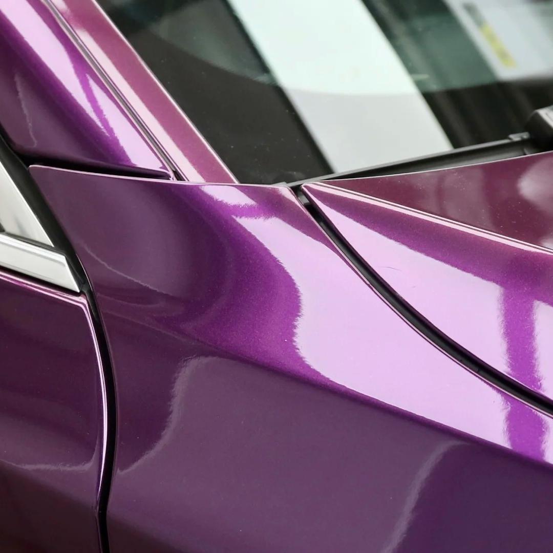 Gloss Ideal Dark Purple Car Vinyl Wrap product image 5 - Veloro gloss vinyl wrap