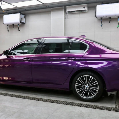 Gloss Ideal Dark Purple Car Vinyl Wrap product image 7 - Veloro gloss vinyl wrap