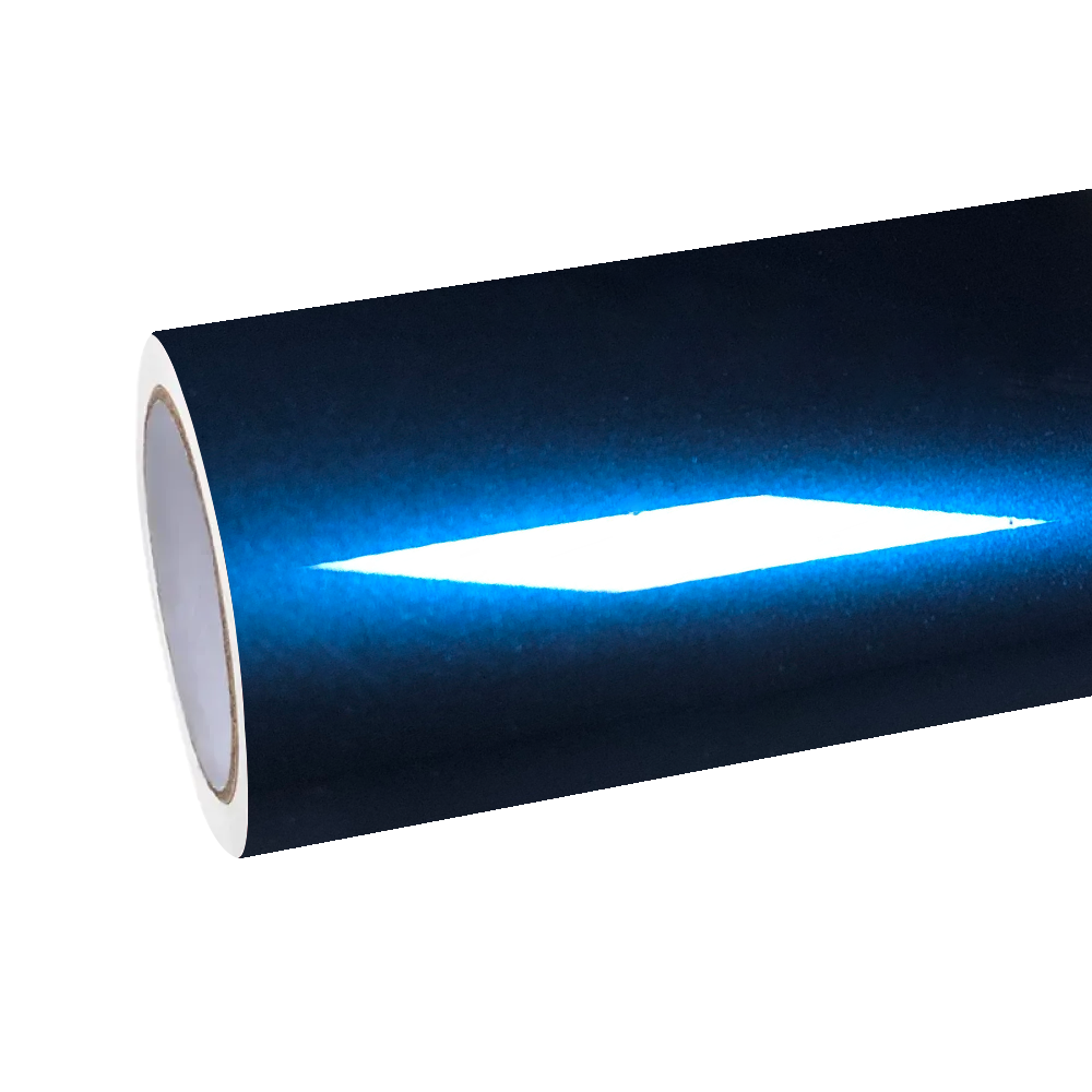 Gloss Indigo Blue Car Vinyl Wrap PET product image 2 - Veloro gloss vinyl wrap