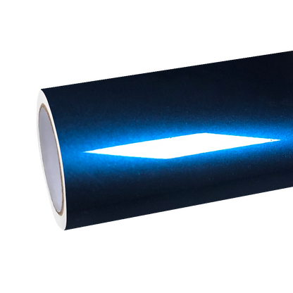 Gloss Indigo Blue Car Vinyl Wrap PET product image 2 - Veloro gloss vinyl wrap
