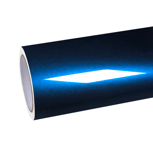 Gloss Indigo Blue Car Vinyl Wrap PET product image 2 - Veloro gloss vinyl wrap