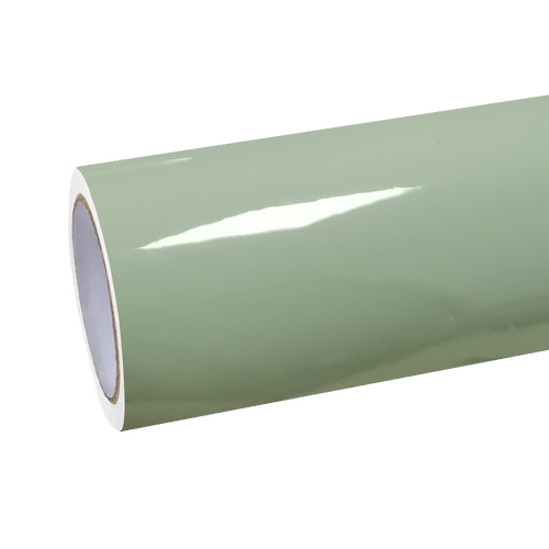 Gloss Light Khaki Green Car Vinyl Wrap