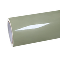 Super Glossy Khaki Green Car Vinyl Wrap PET
