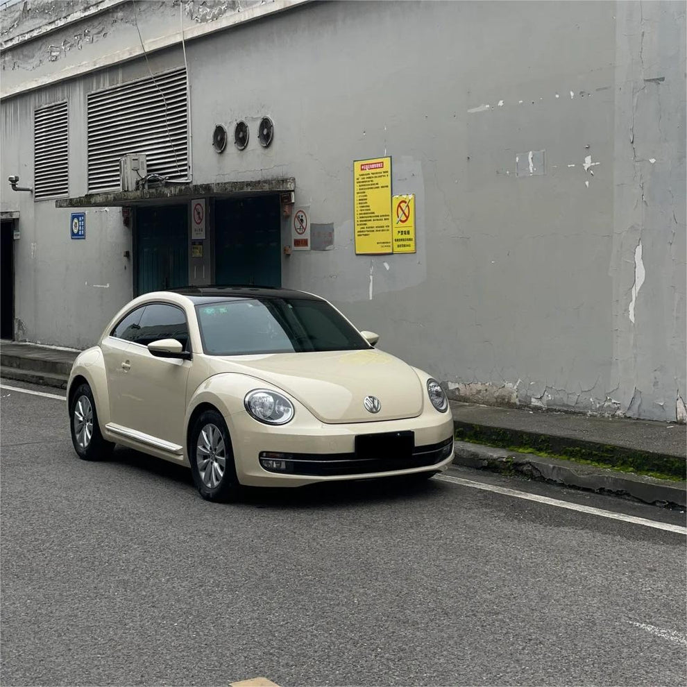 Gloss Khaki Milan White Car Vinyl Wrap PET product image 2 - Veloro gloss vinyl wrap