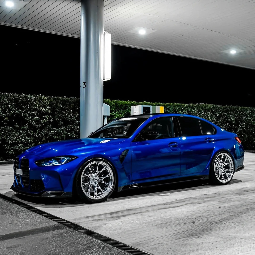 Gloss Klein Blue Car Vinyl Wrap PET product image 4 - Veloro gloss vinyl wrap