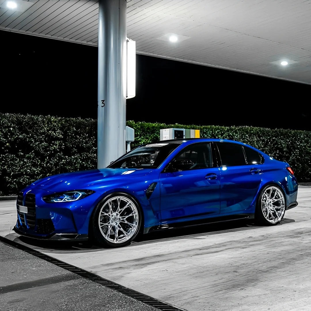 Gloss Klein Blue Car Vinyl Wrap PET product image 4 - Veloro gloss vinyl wrap
