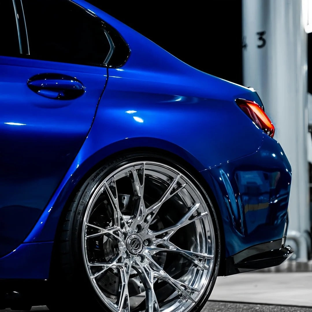 Gloss Klein Blue Car Vinyl Wrap PET product image 5 - Veloro gloss vinyl wrap